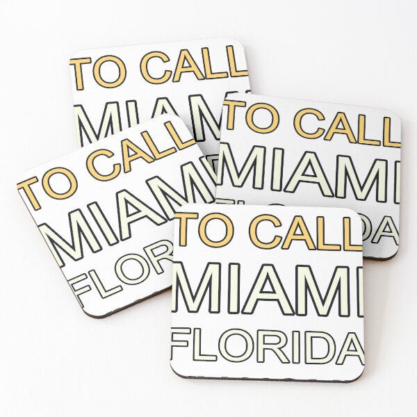 Item preview, I Am Proud To Call Miami Florida My Home Retro designed and sold by TheIconSmith.