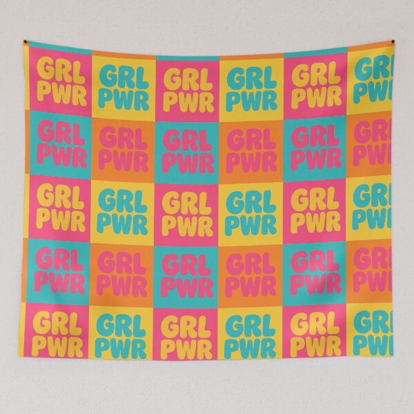 Item preview, GRL PWR – Retro Pop Art Feminist Design designed and sold by Meandmyshop.