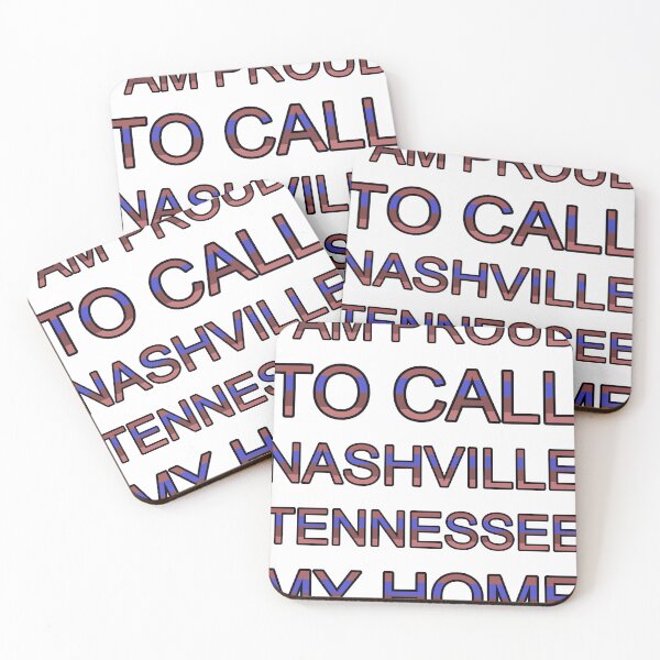 Item preview, I Am Proud To Call Nashville Tennessee My Home Colorful Text designed and sold by TheIconSmith.