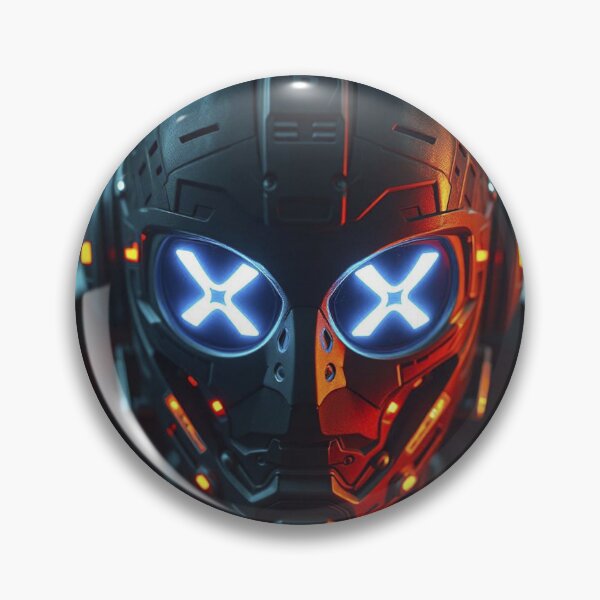 Item preview, XRP AI Awakening – Cyberpunk Financial Revolution Digital Freedom Symbol designed and sold by Benito Del Ray.