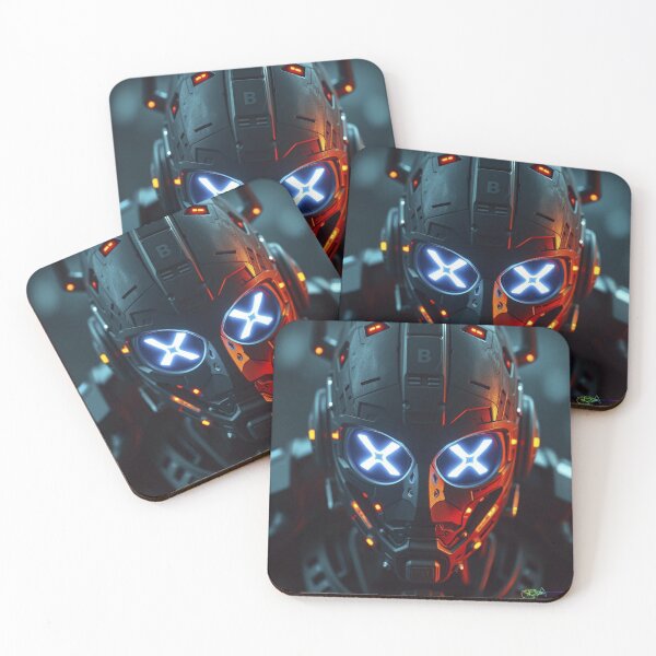 Item preview, XRP AI Awakening – Cyberpunk Financial Revolution Digital Freedom Symbol designed and sold by Benito Del Ray.