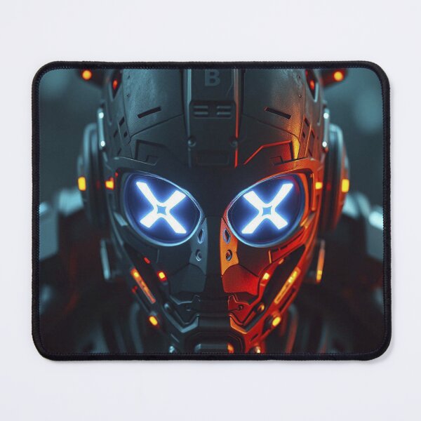 Item preview, XRP AI Awakening – Cyberpunk Financial Revolution Digital Freedom Symbol designed and sold by Benito Del Ray.