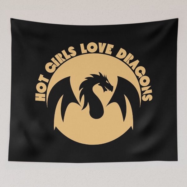 Item preview, Hot Girls Love Dragons Gold designed and sold by UNK-Fatigues.