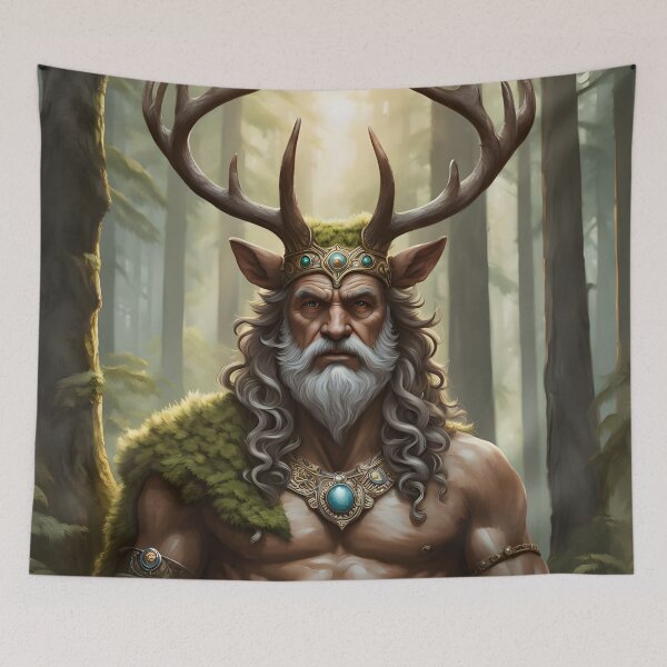 Item preview, The Horned God designed and sold by PersephonesFare.
