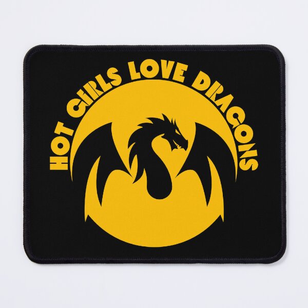 Item preview, Hot Girls Love Dragons Yellow designed and sold by UNK-Fatigues.