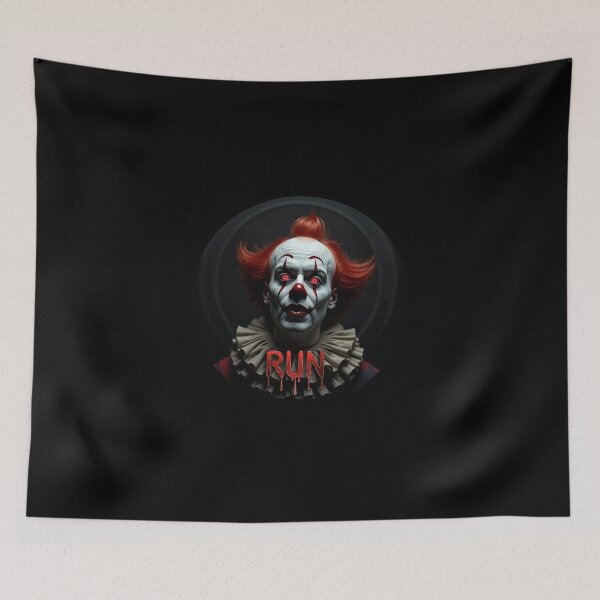 Item preview, Halloween Clown It Scary Blood Care Monster Fear Walking Dead, Clown, Scary Clown designed and sold by SentientGallery.