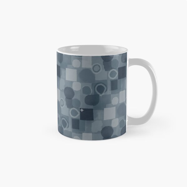 Item preview, Moody Blue Geometric Watercolor designed and sold by Nin Tai.