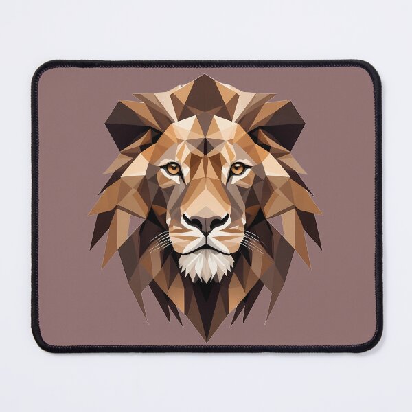 Item preview, Geometric Lion V2 | Polygonal Portrait of Royalty designed and sold by VIRALOOP.