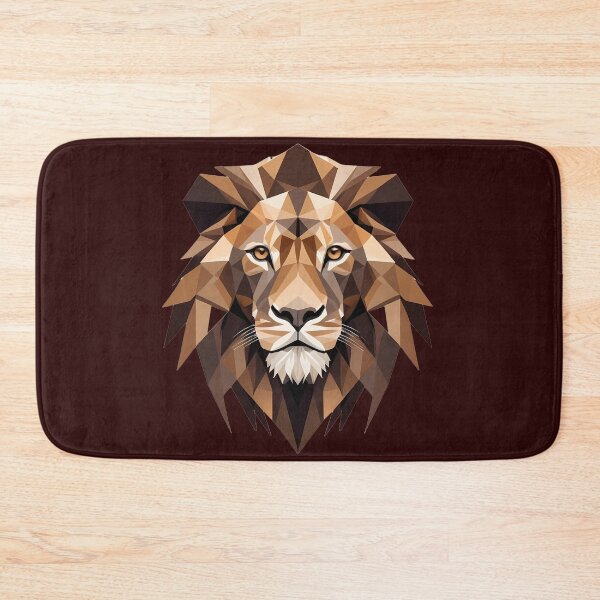 Item preview, Geometric Lion V2 | Polygonal Portrait of Royalty designed and sold by VIRALOOP.