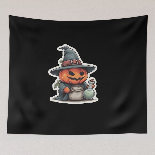 Item preview, The Pumpkin Potion Master – Spooky Magic Halloween designed and sold by KZurHTPC.