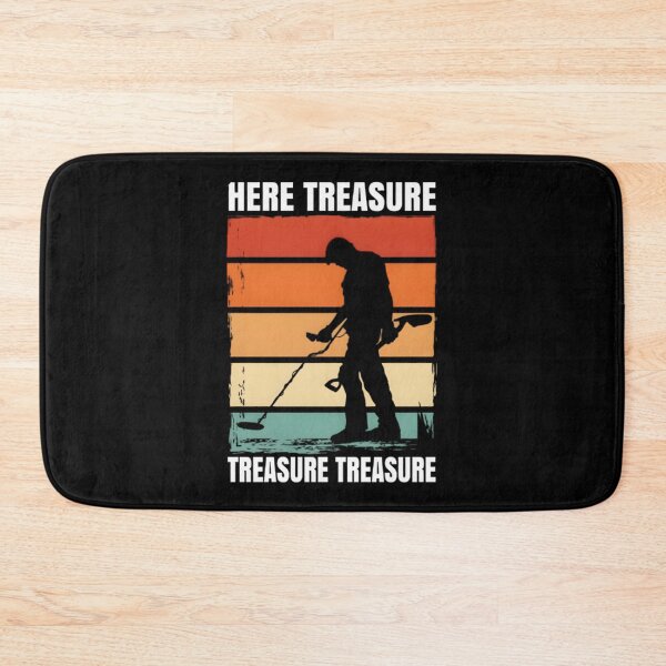 Item preview, Here Treasure Treasure Treasure, Retro Metal Detecting, Treasure Spotter, Locating System, Metal Detectorist, Indicator designed and sold by DoodleUrban.