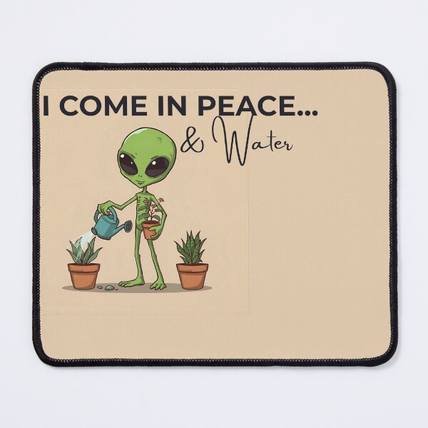 Item preview, Alien Watering Plants – Peace & Water designed and sold by TigerGrey.