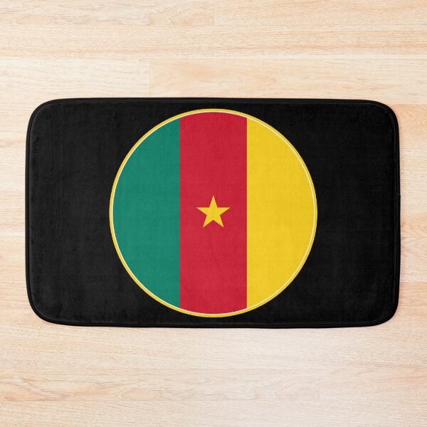 Item preview, Cameroon Flag of Unity (Star of Unity) Round Design designed and sold by NTGUILTY.