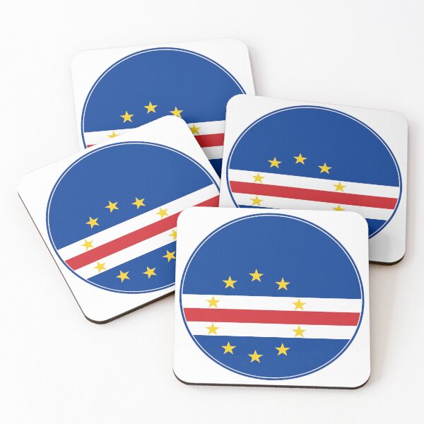 Item preview, Cape Verde Flag 10 Islands Stars Round Design - Cabo Verde designed and sold by NTGUILTY.