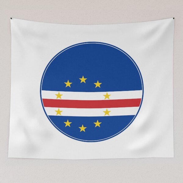 Item preview, Cape Verde Flag 10 Islands Stars Round Design - Cabo Verde designed and sold by NTGUILTY.