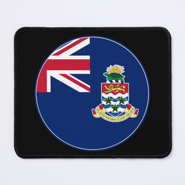 Item preview, Cayman Islands Flag Coat of Arms Round Design - Three Stars designed and sold by NTGUILTY.