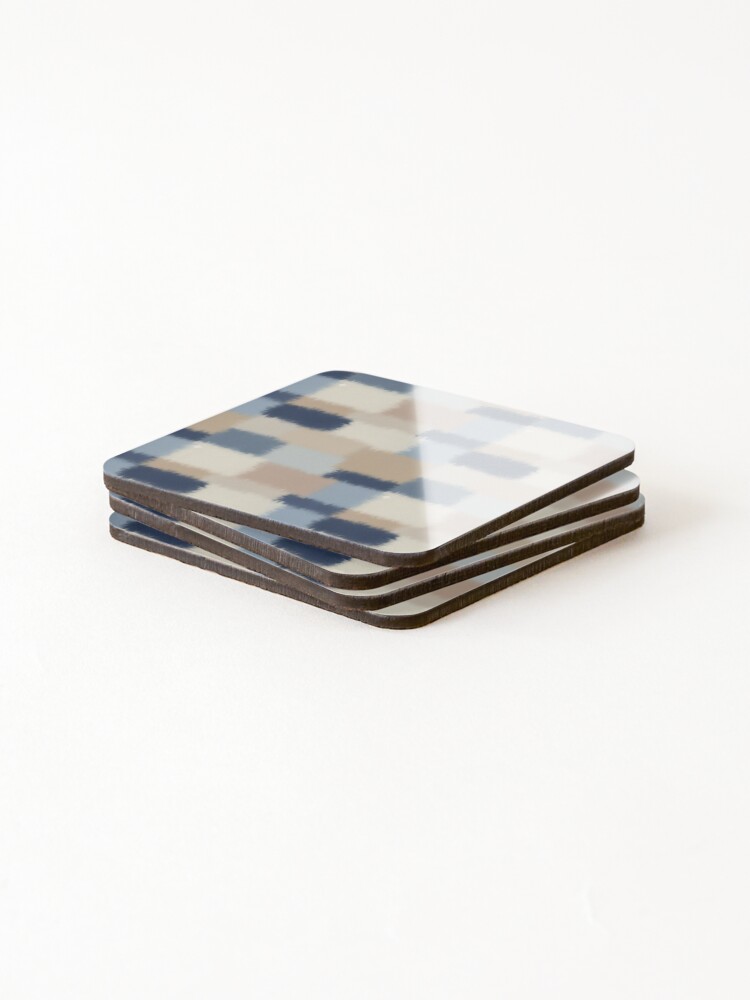 Thumbnail 4 of 5, Coasters (Set of 4), Abstract Color Block Canvas designed and sold by BlubbleStudio.