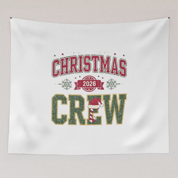 Item preview, Christmas Crew 2026 T‑Shirt | Matching Holiday Team Shirts for Family, Friends, Office Parties & School Events  designed and sold by GAIDREDA.