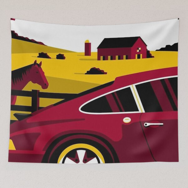 Artikelvorschau, Porsche Art Print entworfen und verkauft von Road To Track.