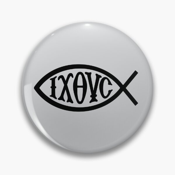 Item preview, Ichthys Christian Symbol Black designed and sold by sifis.