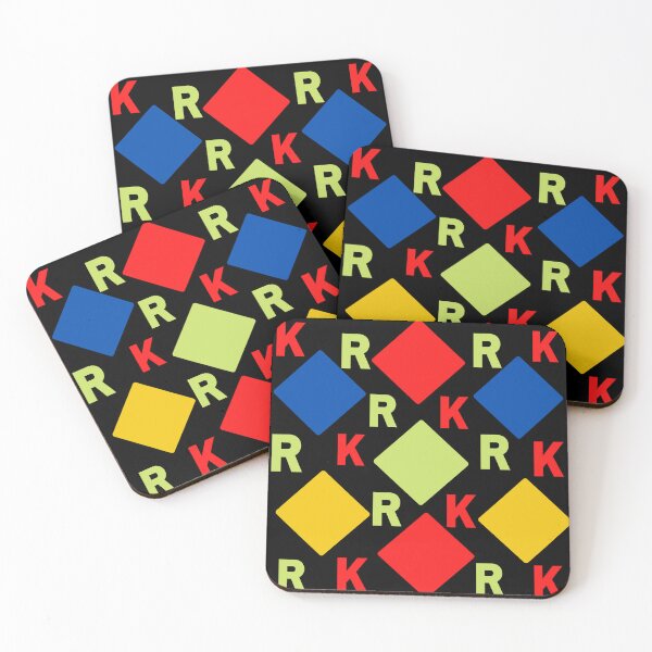 Item preview, Geometric Alphabet Pattern – Modern English Letters R and K Design designed and sold by Cultradesign.