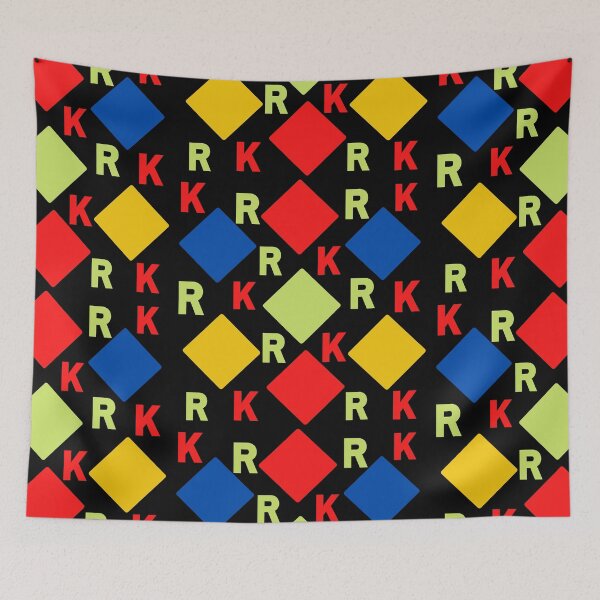 Item preview, Geometric Alphabet Pattern – Modern English Letters R and K Design designed and sold by Cultradesign.