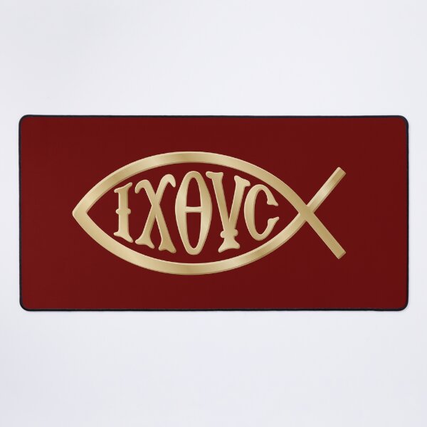 Item preview, Ichthys Christian Symbol Gold designed and sold by sifis.