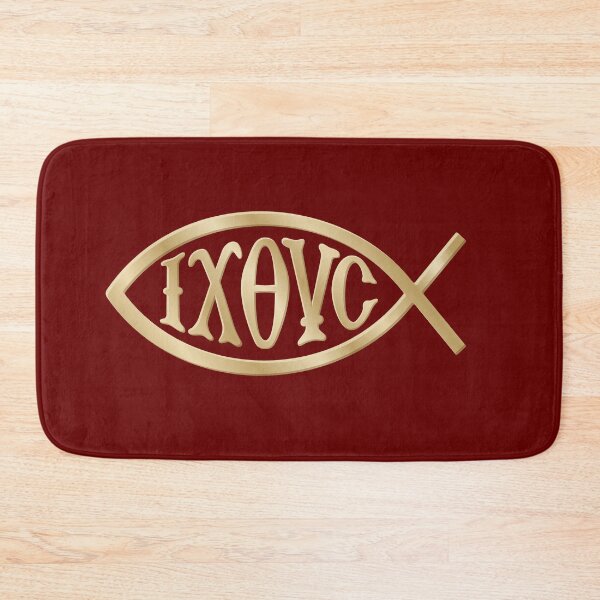 Item preview, Ichthys Christian Symbol Gold designed and sold by sifis.