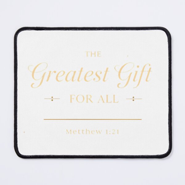 Item preview, The Greatest Gift for All Matthew 1:21 T‑Shirt | Christian Christmas Scripture Tee | Jesus Saves Holiday Shirt designed and sold by GAIDREDA.