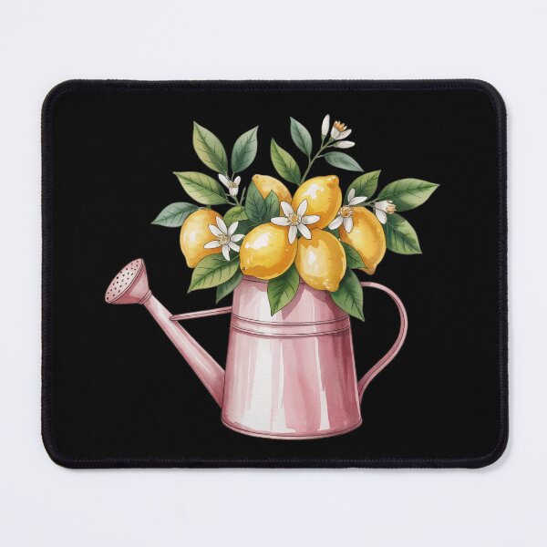 Item preview, Lemons in Pink Watering Can designed and sold by jkrphoto.
