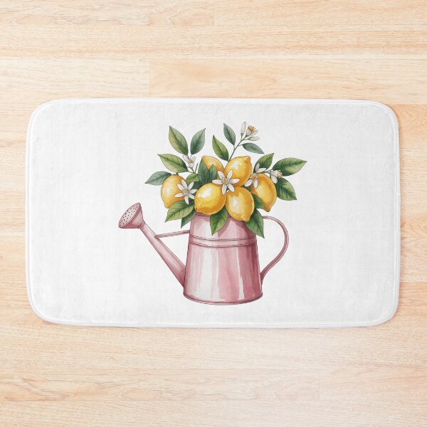 Item preview, Lemons in Pink Watering Can designed and sold by jkrphoto.