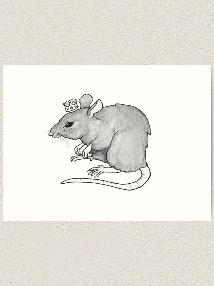 Rat King Art Print by JennCanary