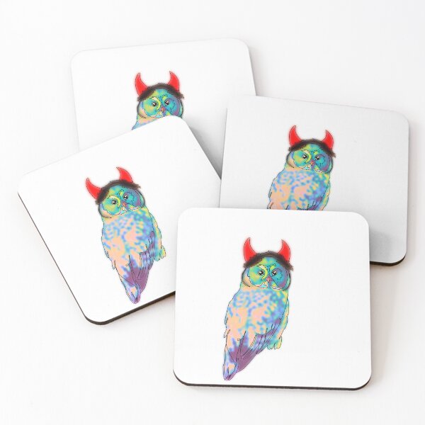Item preview, Great Horned Pastel Owl – animalzinhats designed and sold by Ashley’sAnimalz.