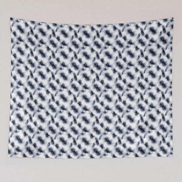 Item preview, Abstract Indigo Inkblot designed and sold by Nin Tai.