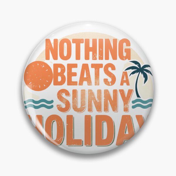 Item preview, Nothing Beats a sunny Holiday T‑Shirt | Funny UK Travel Tee for Airport Outfits, City Breaks & Beach Trips designed and sold by GAIDREDA.