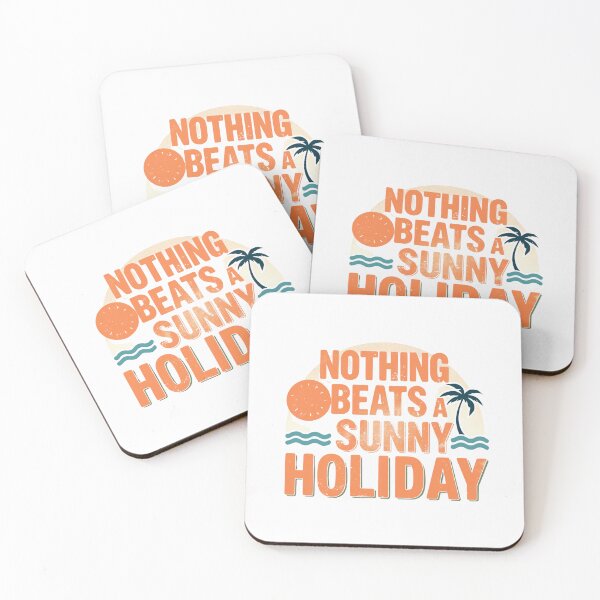 Item preview, Nothing Beats a sunny Holiday T‑Shirt | Funny UK Travel Tee for Airport Outfits, City Breaks & Beach Trips designed and sold by GAIDREDA.