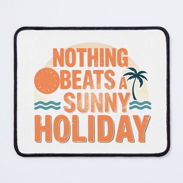 Item preview, Nothing Beats a sunny Holiday T‑Shirt | Funny UK Travel Tee for Airport Outfits, City Breaks & Beach Trips designed and sold by GAIDREDA.
