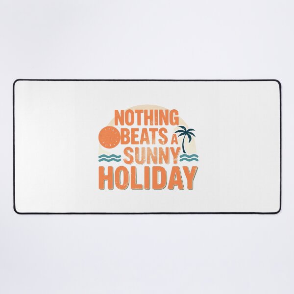 Item preview, Nothing Beats a sunny Holiday T‑Shirt | Funny UK Travel Tee for Airport Outfits, City Breaks & Beach Trips designed and sold by GAIDREDA.