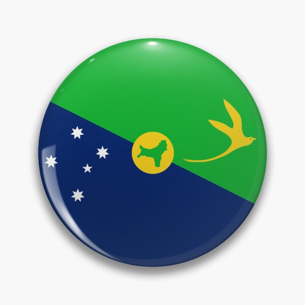 Item preview, Christmas Island Flag Round Graphic - Golden Bosun Bird & Southern Cross designed and sold by NTGUILTY.
