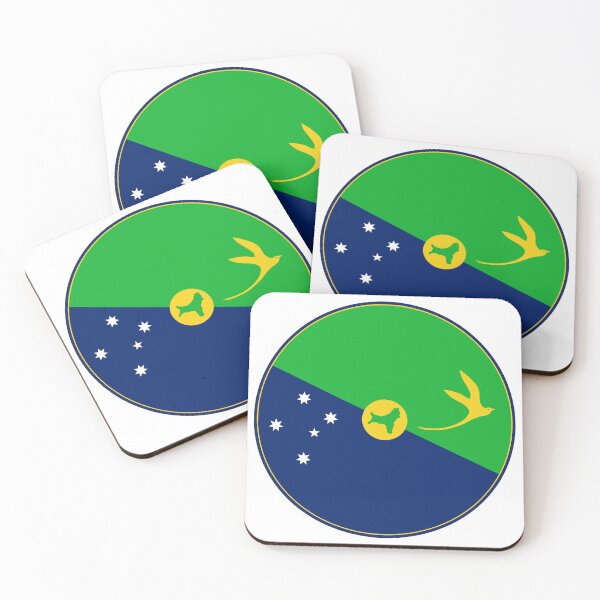 Item preview, Christmas Island Flag Round Graphic - Golden Bosun Bird & Southern Cross designed and sold by NTGUILTY.