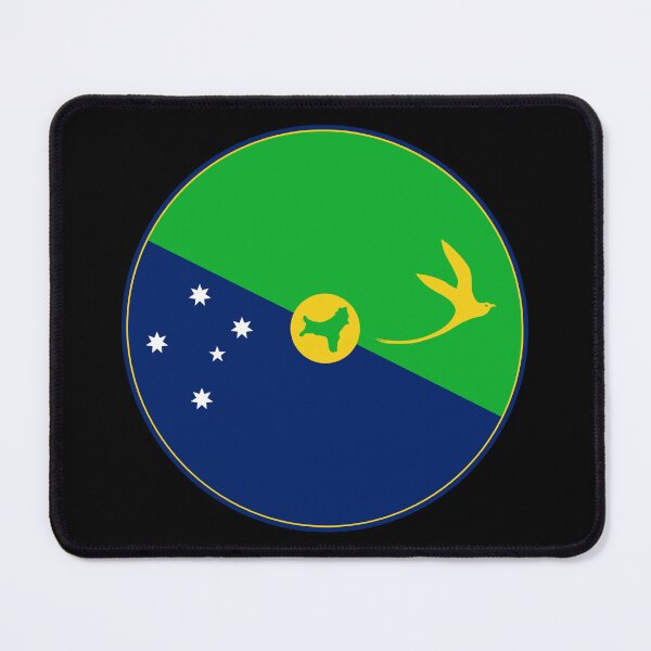 Item preview, Christmas Island Flag Round Graphic - Golden Bosun Bird & Southern Cross designed and sold by NTGUILTY.