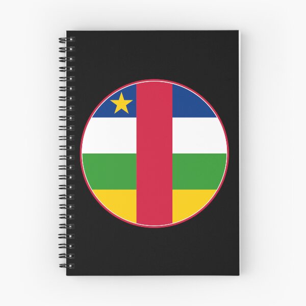 Item preview, Central African Republic Flag Round Design designed and sold by NTGUILTY.
