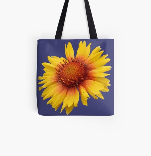 Blanket-Flower All Over Print Tote Bag