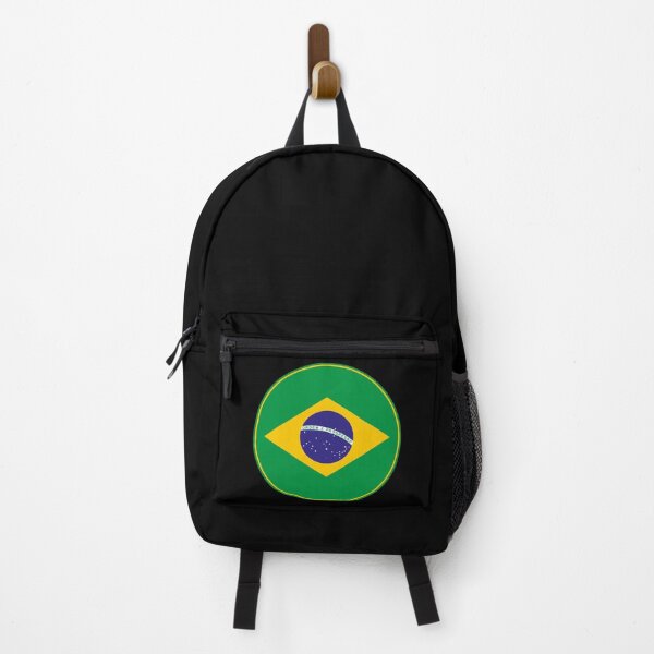 Item preview, Brazil National Flag Round Emblem designed and sold by NTGUILTY.
