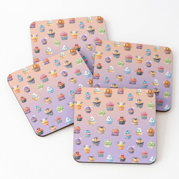 Item preview, Spooky Sweet Cupcakes Pattern designed and sold by TherezaDesign.