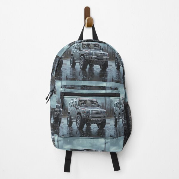 Item preview, Sad Hummer SUV Cartoon Print – Felia Art from Cyber Lemon Collection designed and sold by Felia001.