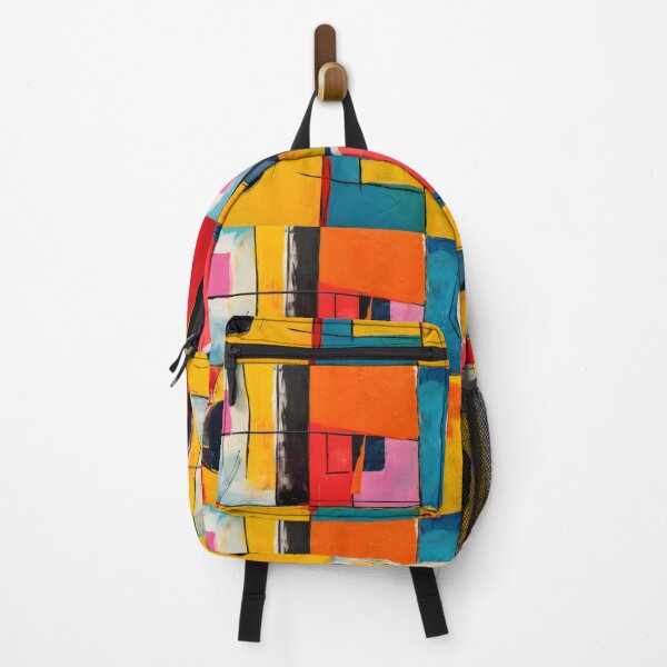 Item preview, Bold Geometry in Motion - Vibrant Circles, Rectangles, and Lines Creating Dynamic Visual Rhythm designed and sold by OlfactoART Studio.