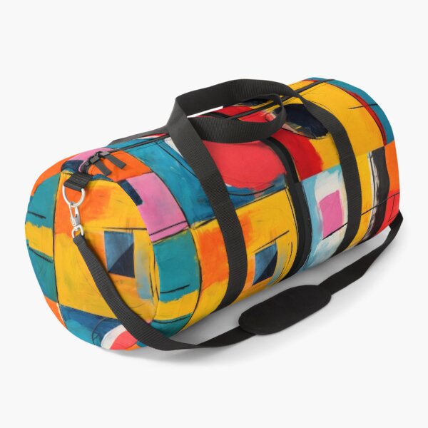 Item preview, Bold Geometry in Motion - Vibrant Circles, Rectangles, and Lines Creating Dynamic Visual Rhythm designed and sold by OlfactoART Studio.