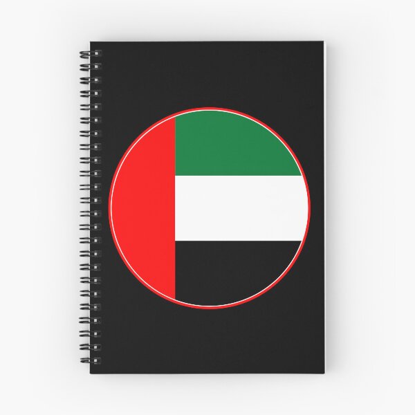 Item preview, UAE Flag Circle Red Green Black White designed and sold by NTGUILTY.
