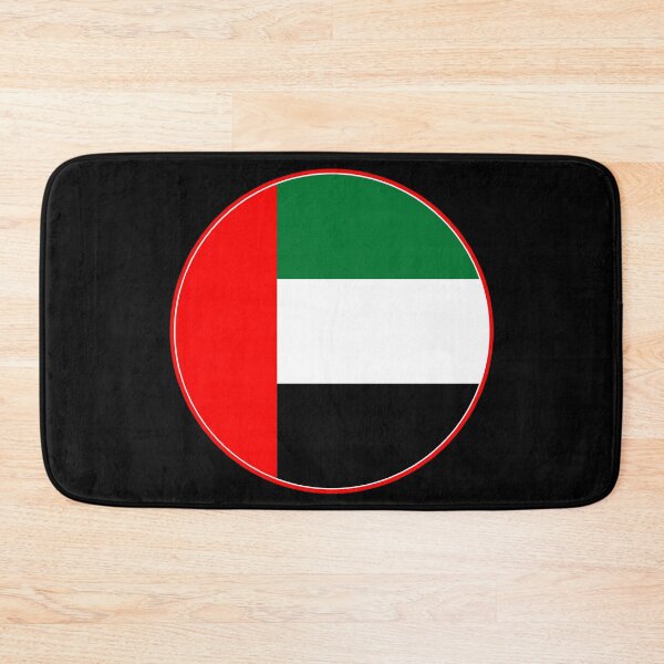 Item preview, UAE Flag Circle Red Green Black White designed and sold by NTGUILTY.